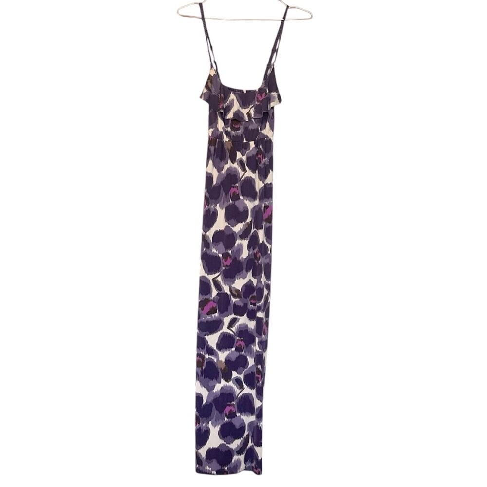 Elle Purple adjustible strap Long Maxi Dress Size small